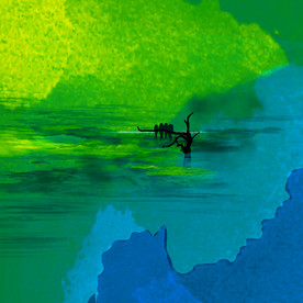 水墨山水画意境山水画禅境山水画