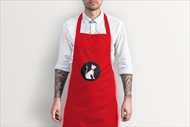 VI产品logo围裙样机