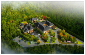 山顶别墅会所 景观效果图