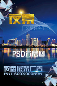 楼盘展架广告海报大尺寸