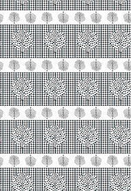 精美格子树组合