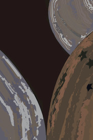 现代简约色块装饰画