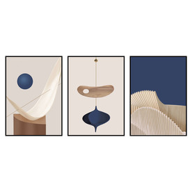 莫兰迪静物几何装饰画2