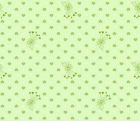 精美爱心圆点乱花