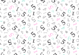 阿拉伯数字乱花报纸