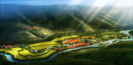 山地景区旅游规划设计 效果图