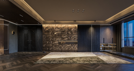 现代客厅沙发背景墙