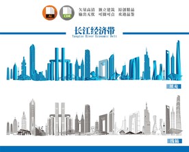 长江经济带地标