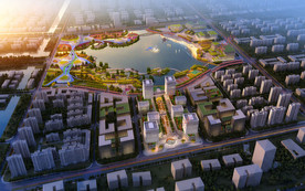 城市景观规划效果图