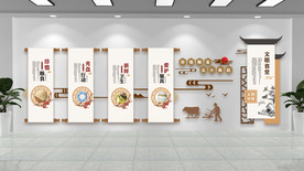 文明食堂文化墙