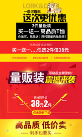 购买购物须知促销活动海报