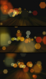 六边形光斑扩大动态视频素材