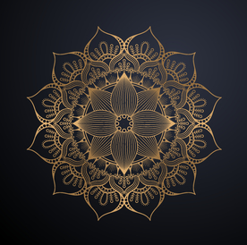 高清透明现代风格组合青花瓷花纹