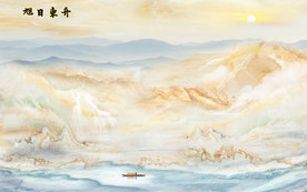 大理石山水背景