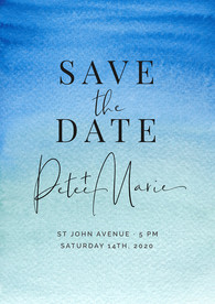 海洋风婚礼海报迎宾海报