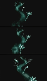 一路花开动感舞台背景