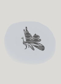 北欧风格抽象色块装饰画