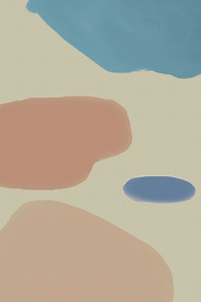 北欧风格抽象色块装饰画