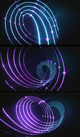 动感光线粒子背景视频