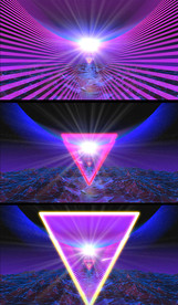 幻彩时尚光效舞台背景模板