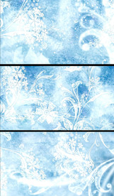 浪漫的冰雪花纹背景视频