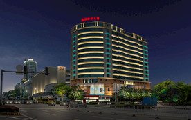 建筑亮化效果图图