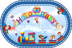 早教中心大型可爱卡通地毯