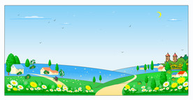 油画风景画山水墨画意境山水禅境