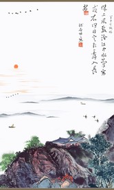 山水墨画山水意境山水禅境山水画