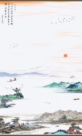 山水墨画山水意境山水禅境山水画