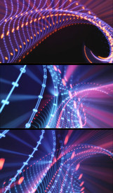 绚丽光带无缝循环舞台背景