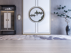 现代客厅沙发背景墙 室内设计