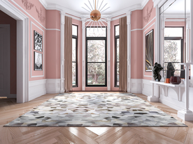 现代欧式客厅沙发背景墙