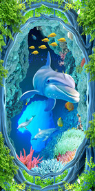 3D海底世界玄关