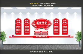 道德讲堂文化墙