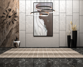 现代客厅沙发背景墙