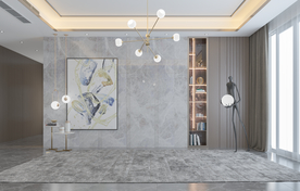 现代客厅沙发背景墙