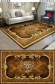 欧式花纹复古简欧地毯
