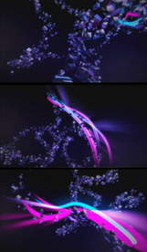 立方体光效轨迹特效视频素材