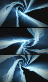 跳跃电波纵深前进背景视频