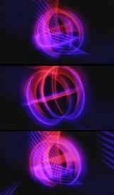 绚丽光斑线条无缝循环背景视频