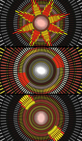 圆形放射旋转酷炫街舞背景