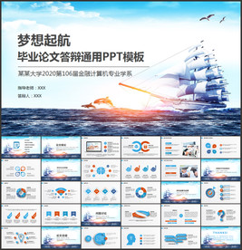毕业论文答辩通用PPT模板