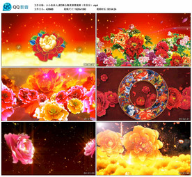 小小传承人 舞蹈舞台背景视频