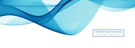 蓝色曲线背景