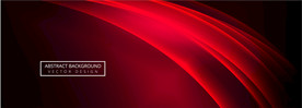 红色曲线背景