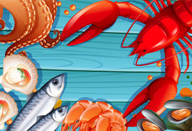 海鲜背景