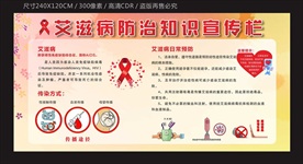 艾滋病防治知识宣传栏