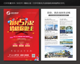 商业地产DM单页