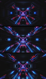 空间推移立体隧道绚烂动感舞台背